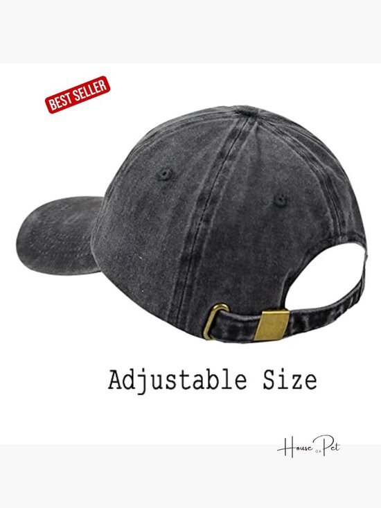 Horse Hair Don\'t Care Hat, Adjustable Distressed Cotton Baseball Cap for Women main image 4